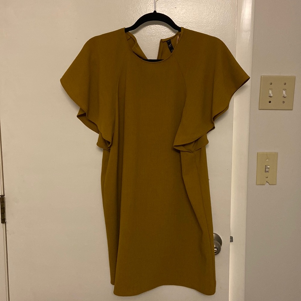 Mustard color Zara dress size 4